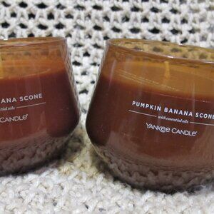 Bundle of 2 Yankee Candle Studio Candles - Pumpkin Banana